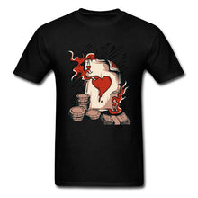 Load image into Gallery viewer, Flaming Poker Card T-Shirt