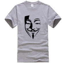 Load image into Gallery viewer, V For Vendetta Grey T-Shirt