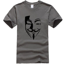 Load image into Gallery viewer, V For Vendetta Grey T-Shirt